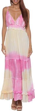 RANEES Tiered Maxi Dress
