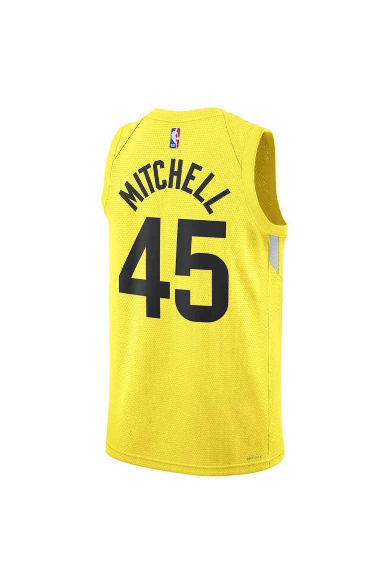 Unisex Nike Donovan Mitchell Gold Utah Jazz Swingman Jersey - Icon Edition, Alternate, color, Gold
