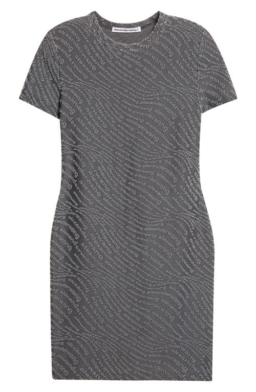 Alexander Wang Mini Dress In Graphite In Gray