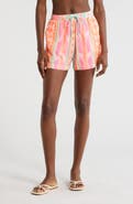 Elan Cotton Blend Cover-Up Drawstring Shorts
