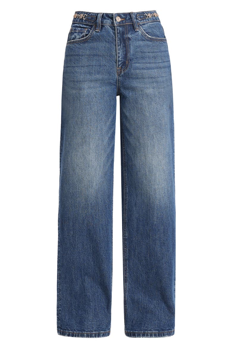 High Waist Straight Leg Jeans, Alternate, color, RELIC