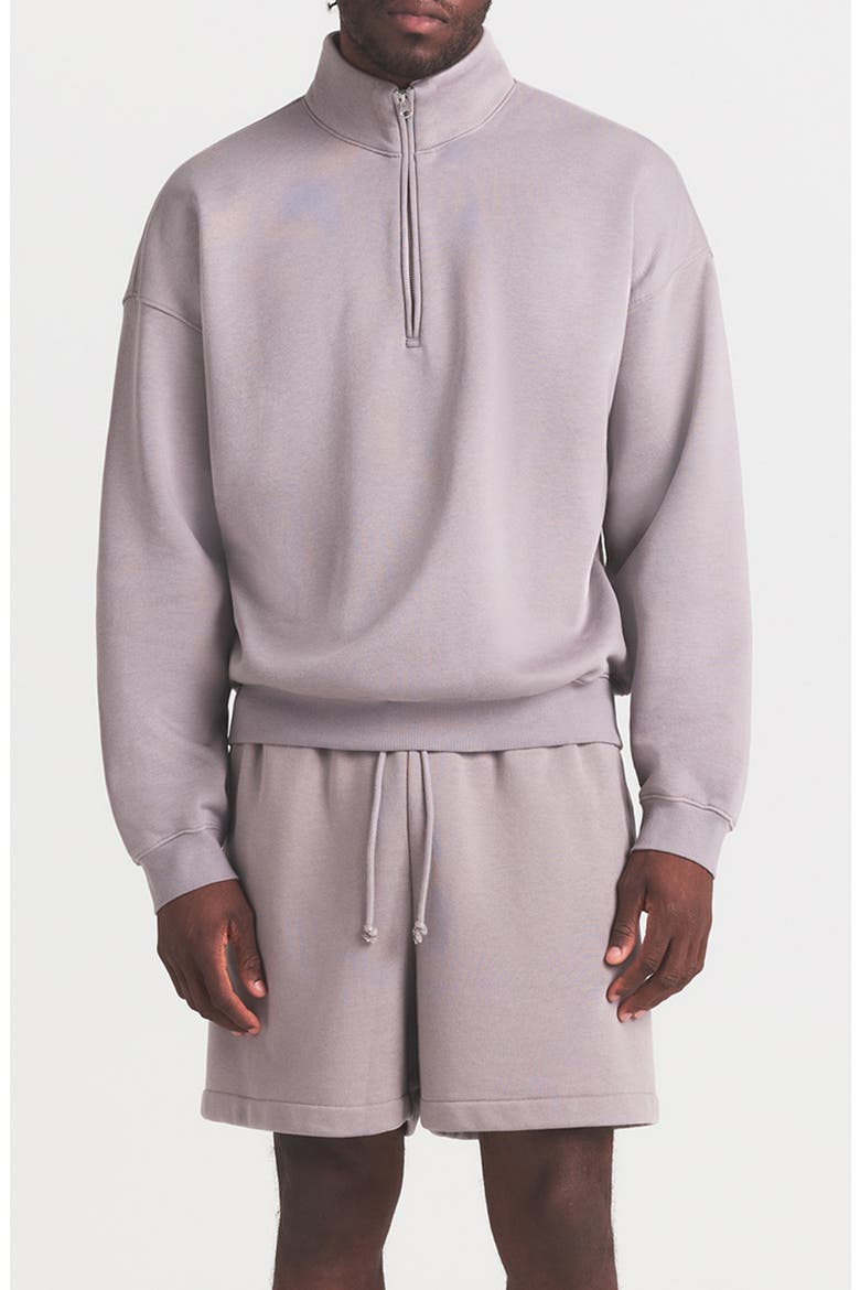 Realxed Half Zip Pullover, Main, color, SHADOW