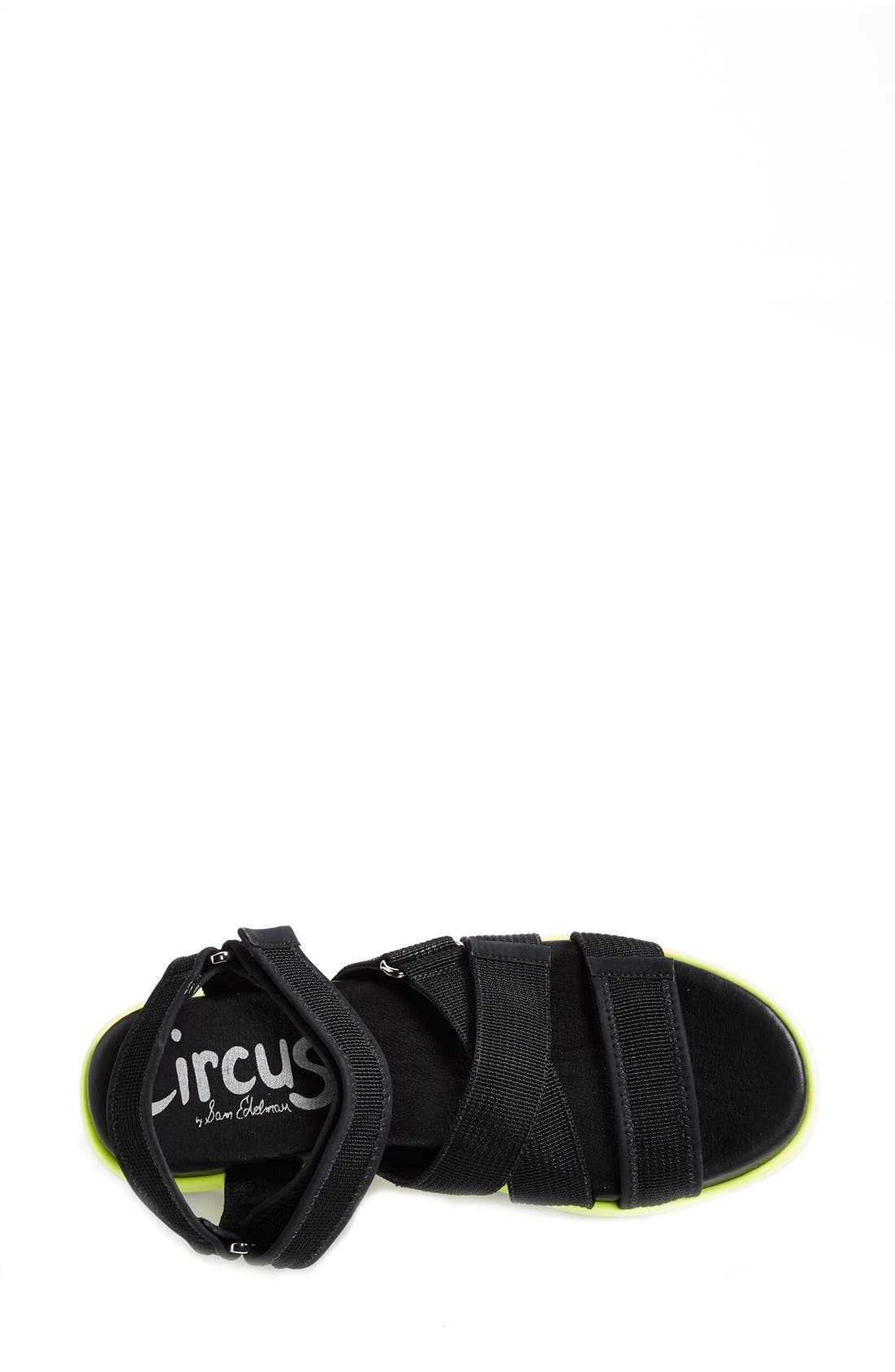 Circus by Sam Edelman 'Rockaway' Platform Sandal, Alternate, color, BLACK NYLON