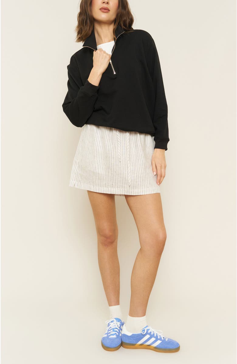 Whimsy + Row Diana Pullover, Main, color, Black