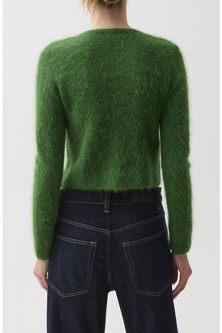 Yara Cardigan, Alternate, color, VIVID MOSS