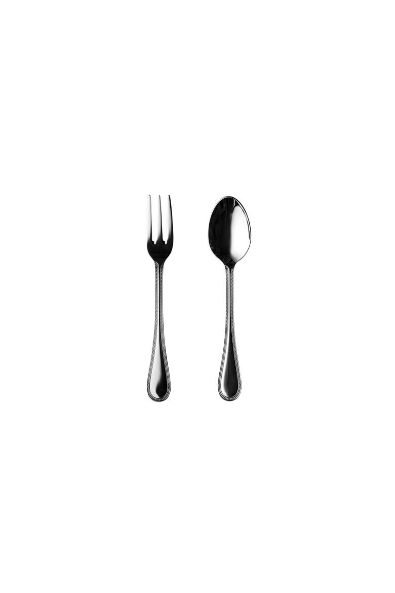 Perla Serving Set - 2 Pieces, Main, color, Silver