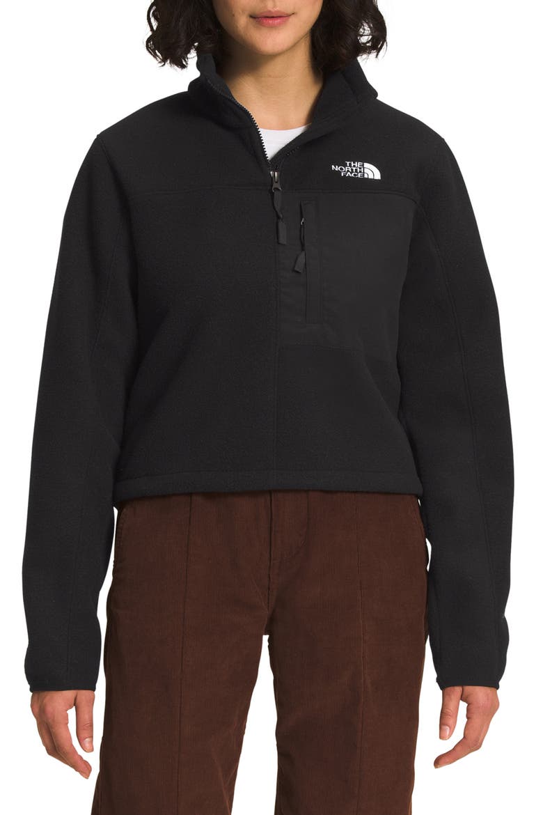 Denali Half Zip Fleece Pullover, Main, color, BLACK