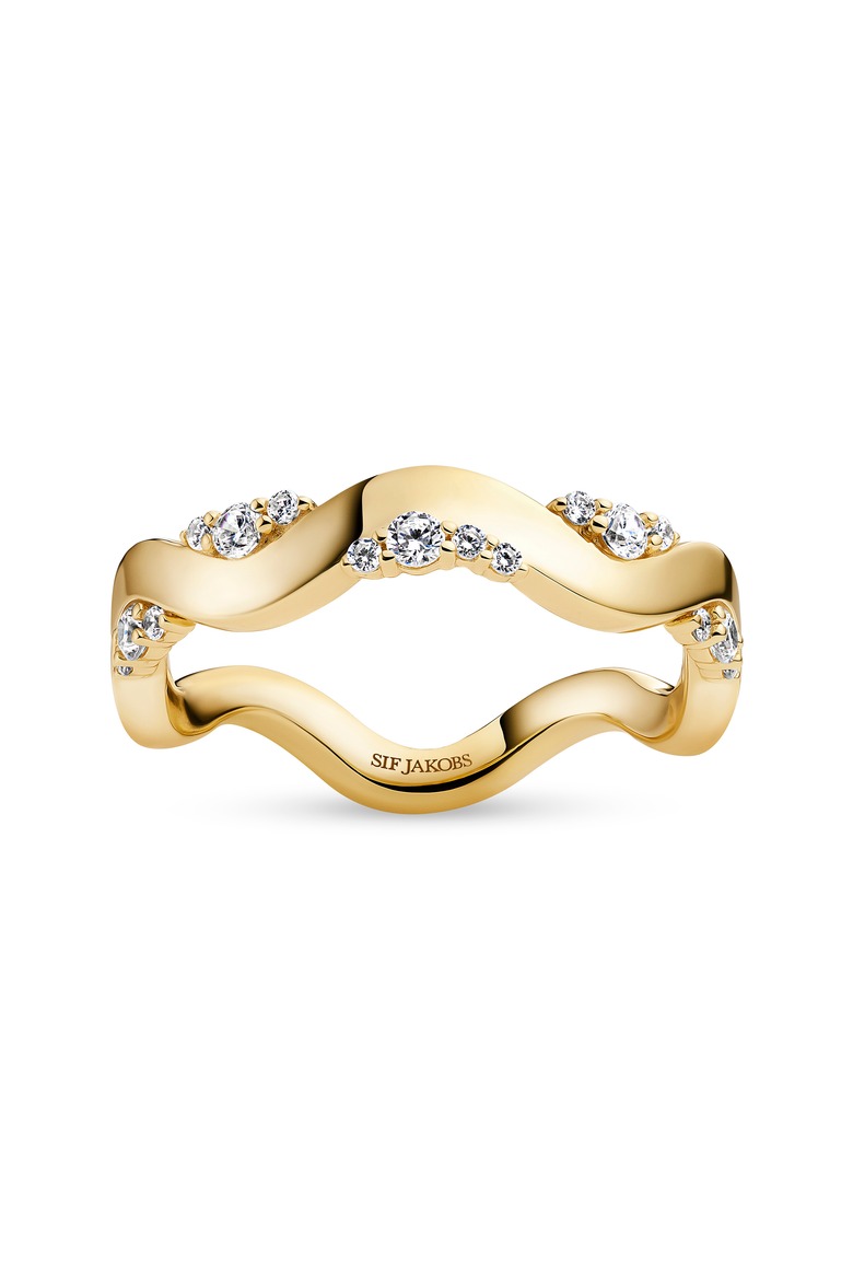 Ring Ellera Waves Altro, Main, color, 18K Gold Plated