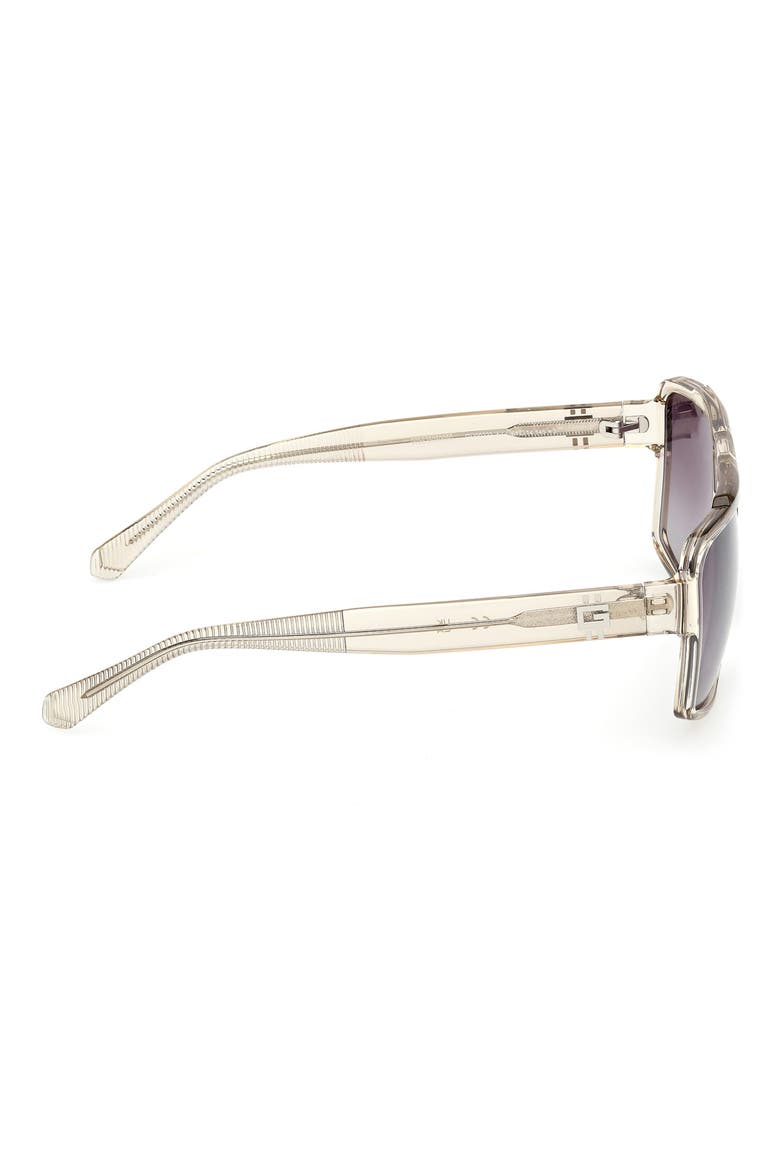 Navigator Sunglasses, Alternate, color, SHINY BEIGE / GRADIENT