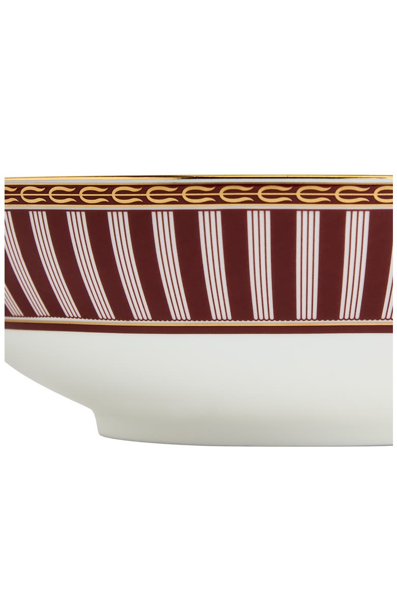 Red Splendor 22K Gold Accent Bone China Cereal Bowl, Alternate, color, MULTI