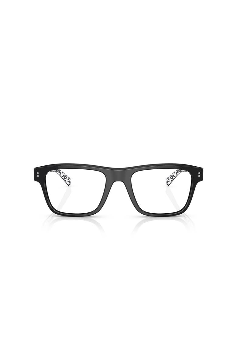 Dolce&Gabbana 51mm Square optical glasses, Alternate, color, Black