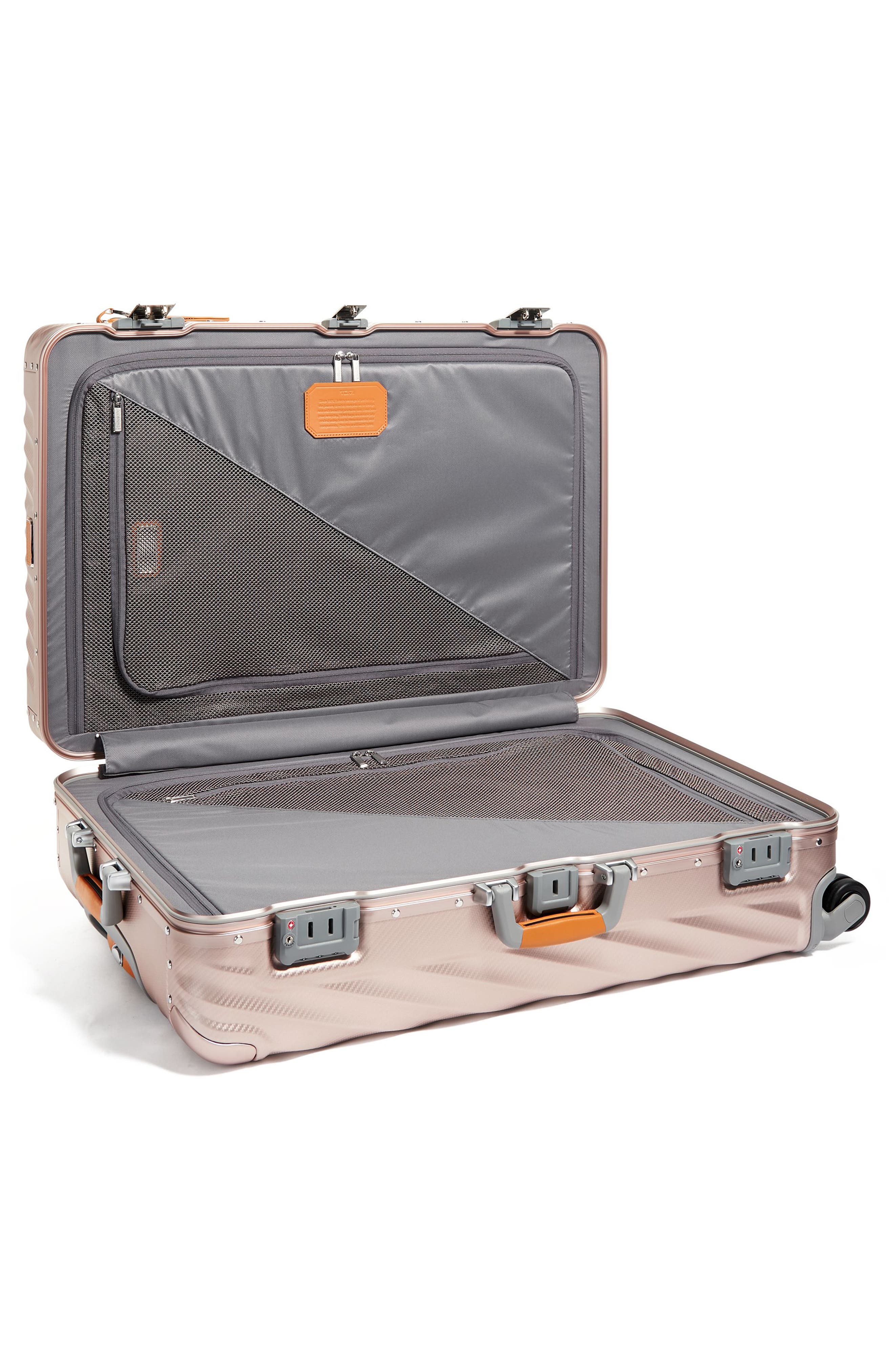 TUMI 19 Degree Aluminum 31-Inch Extended Trip Expandable Spinner Packing Case, Alternate, color, Texture Blush