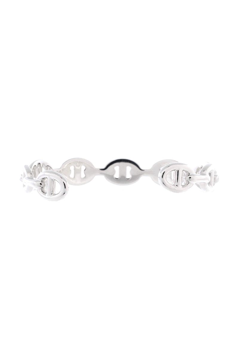Chaine d'Ancre Enchainee Cuff Bracelet Sterling Silver Medium, Alternate, color, Silver