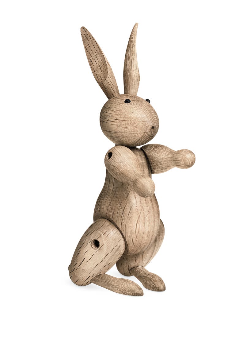 Kay Bojesen Rabbit, Alternate, color, Oak
