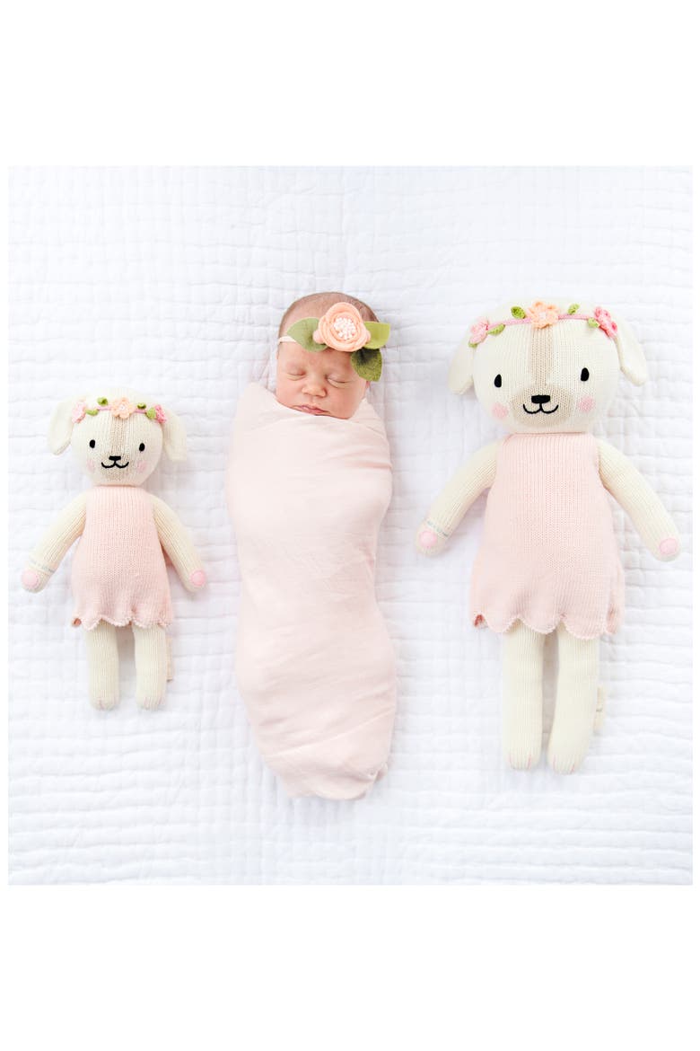 Dog Stuffed Animal, Alternate, color, PINK