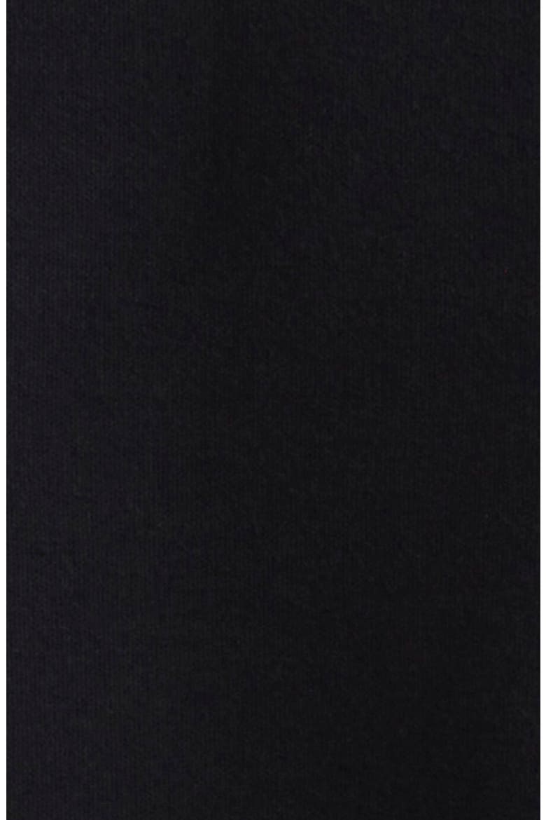 Sponge Mixed Media Sweatshirt, Alternate, color, BLACK/BLACK