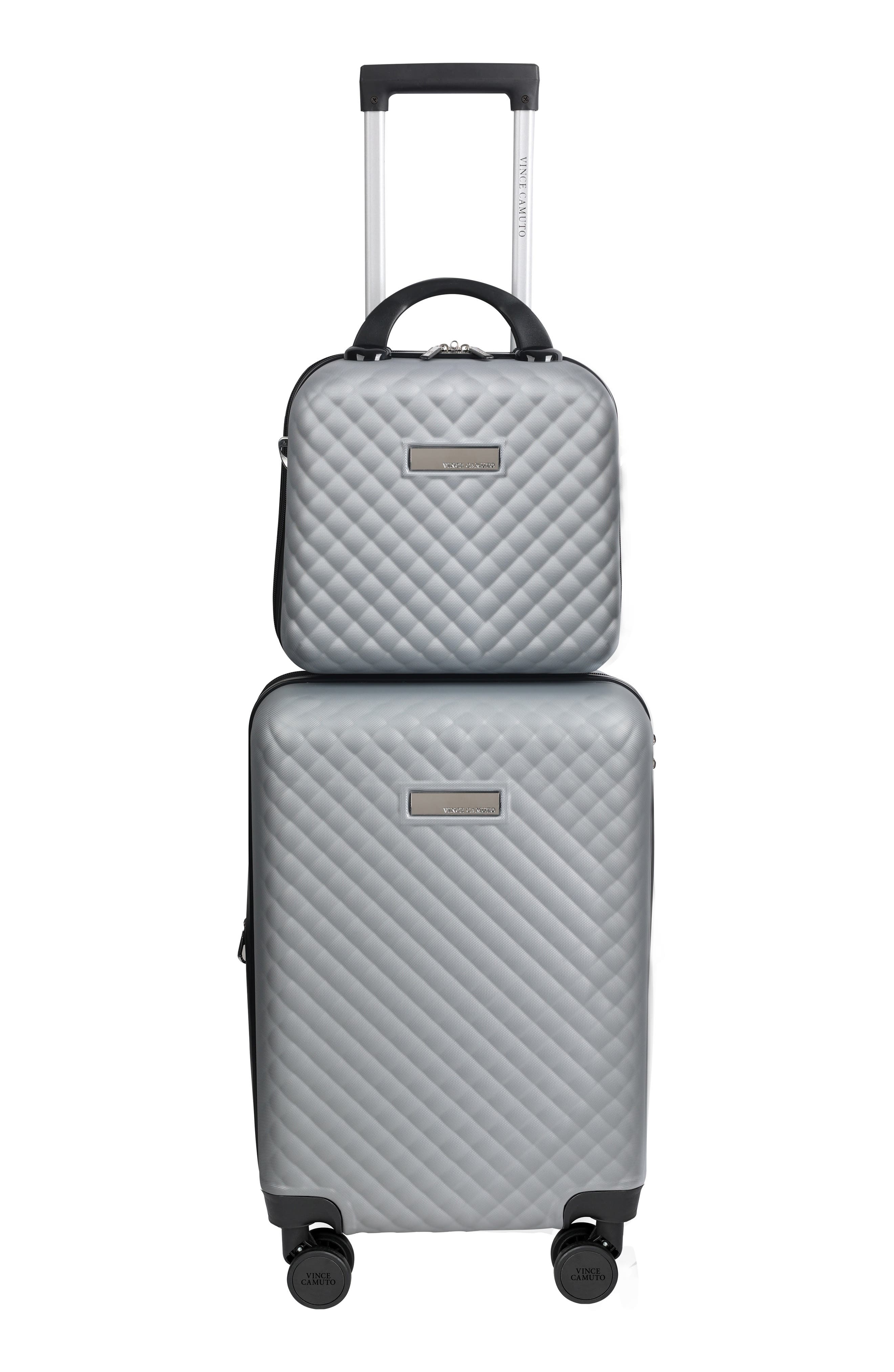 Vince Camuto Teagan 20" Hardshell Carry-On & Train Case, Main, color, 