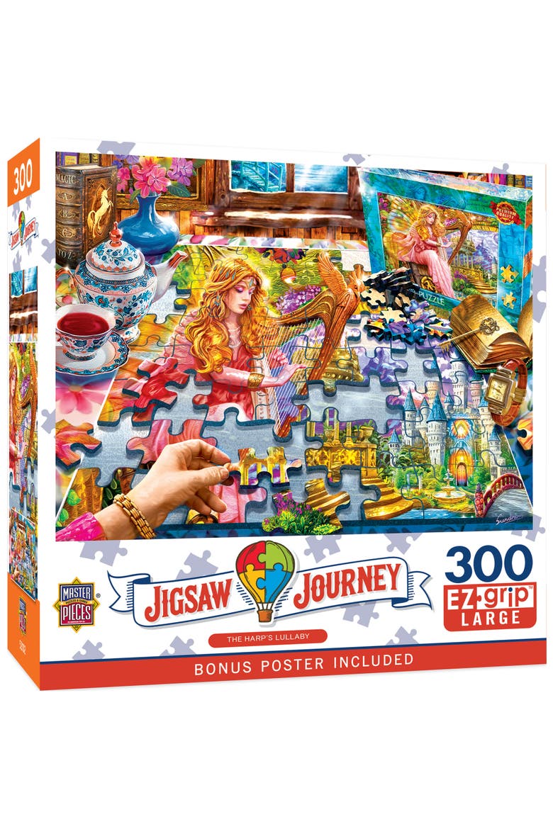 The Harp's Lullaby 300 Piece Puzzle, Main, color, Multicolor