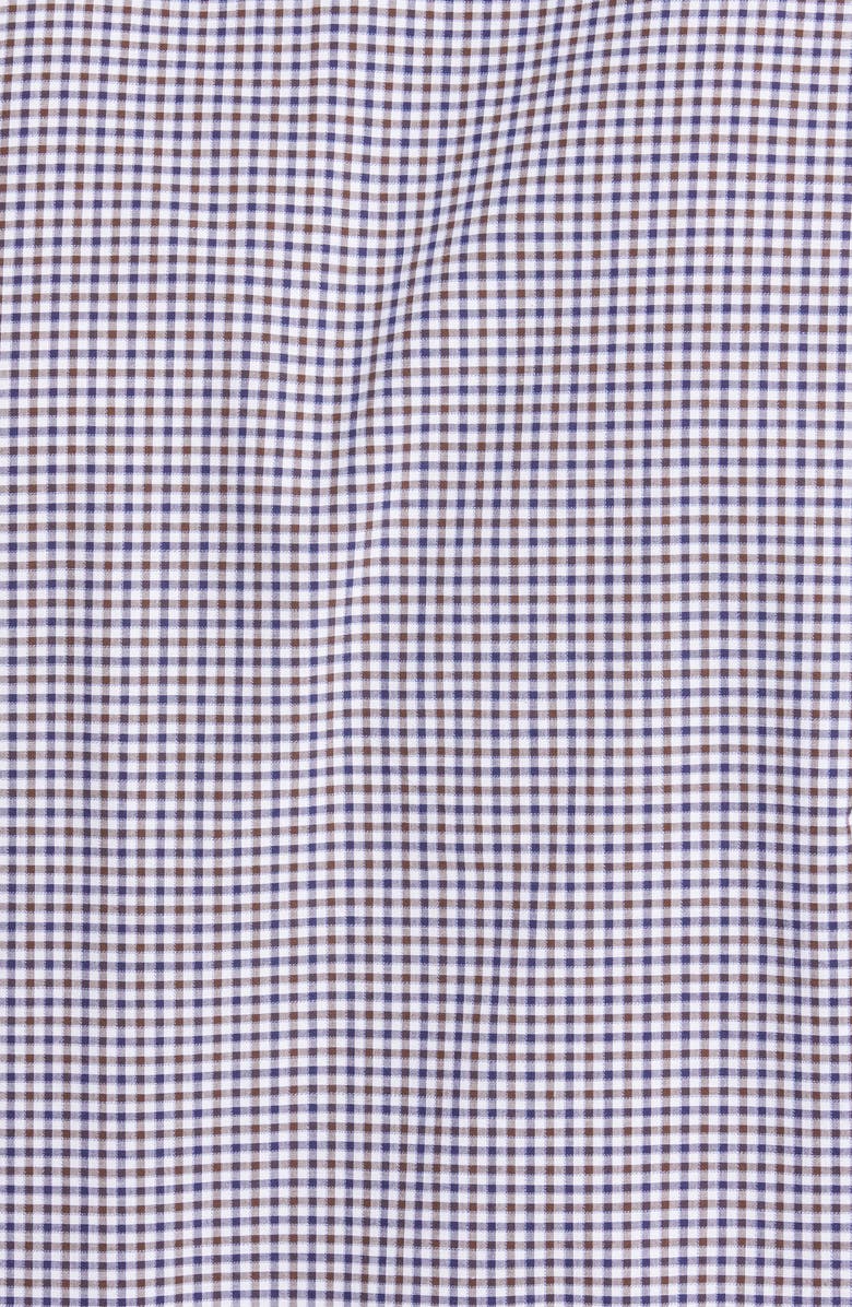 Canali Regular Fit Check Dress Shirt, Alternate, color, 