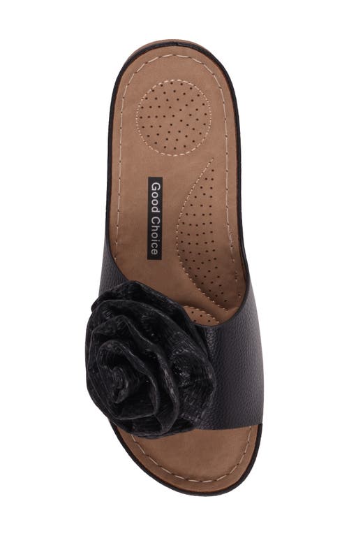 Gc Shoes Honey Comfort Platform Slide Sandal In Black