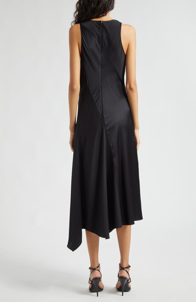 Cinq à Sept Solana Asymmetric Hem Sleeveless Silk Maxi Dress, Alternate, color, 