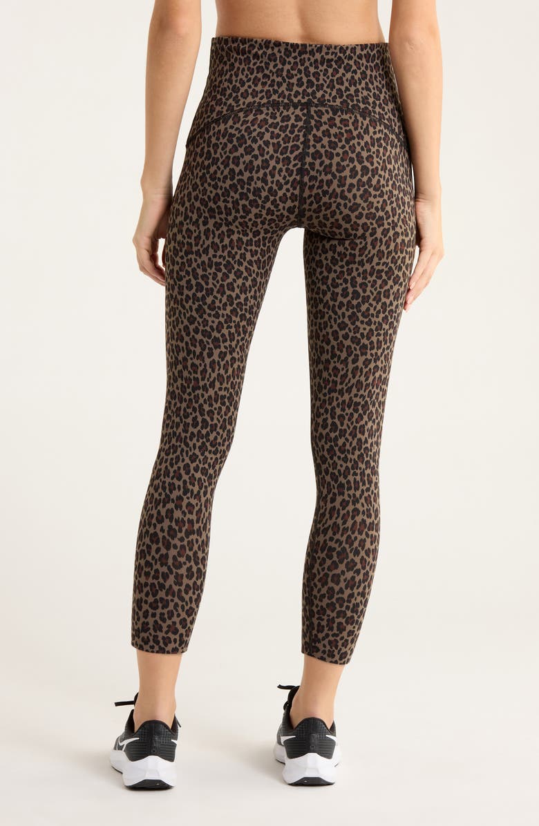 SPANX<sup>®</sup> SPANXshape<sup>™</sup> Booty Boost<sup>®</sup> 7/8 Leggings, Alternate, color, Brown Multi