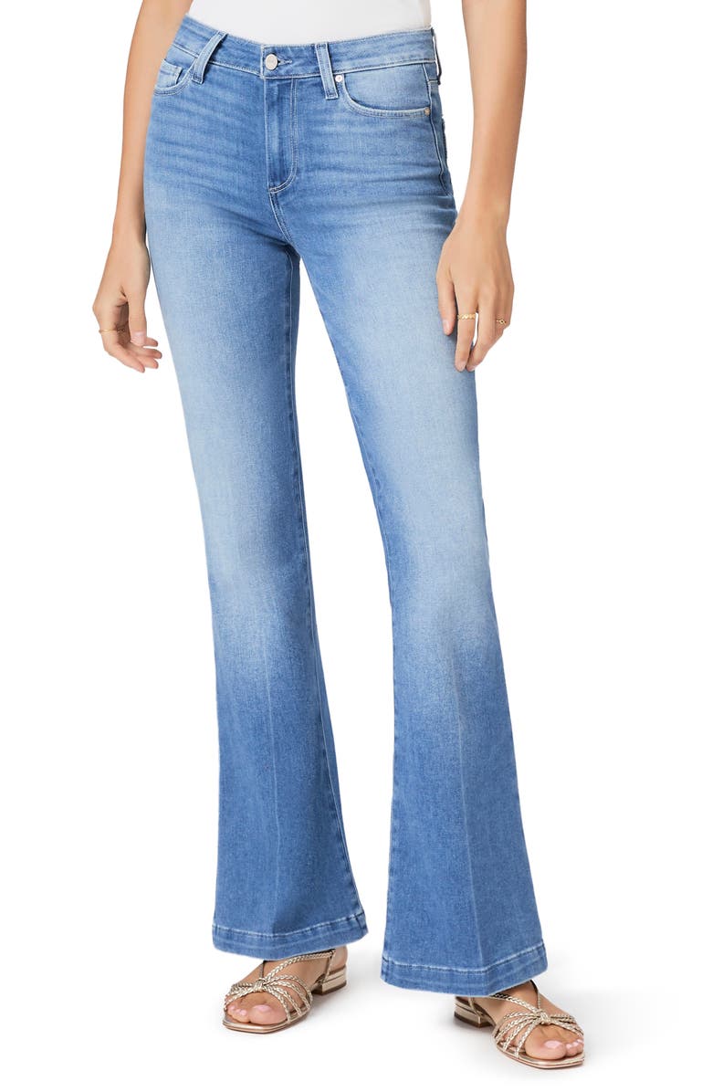 PAIGE Genevieve High Waist Flare Jeans, Main, color,