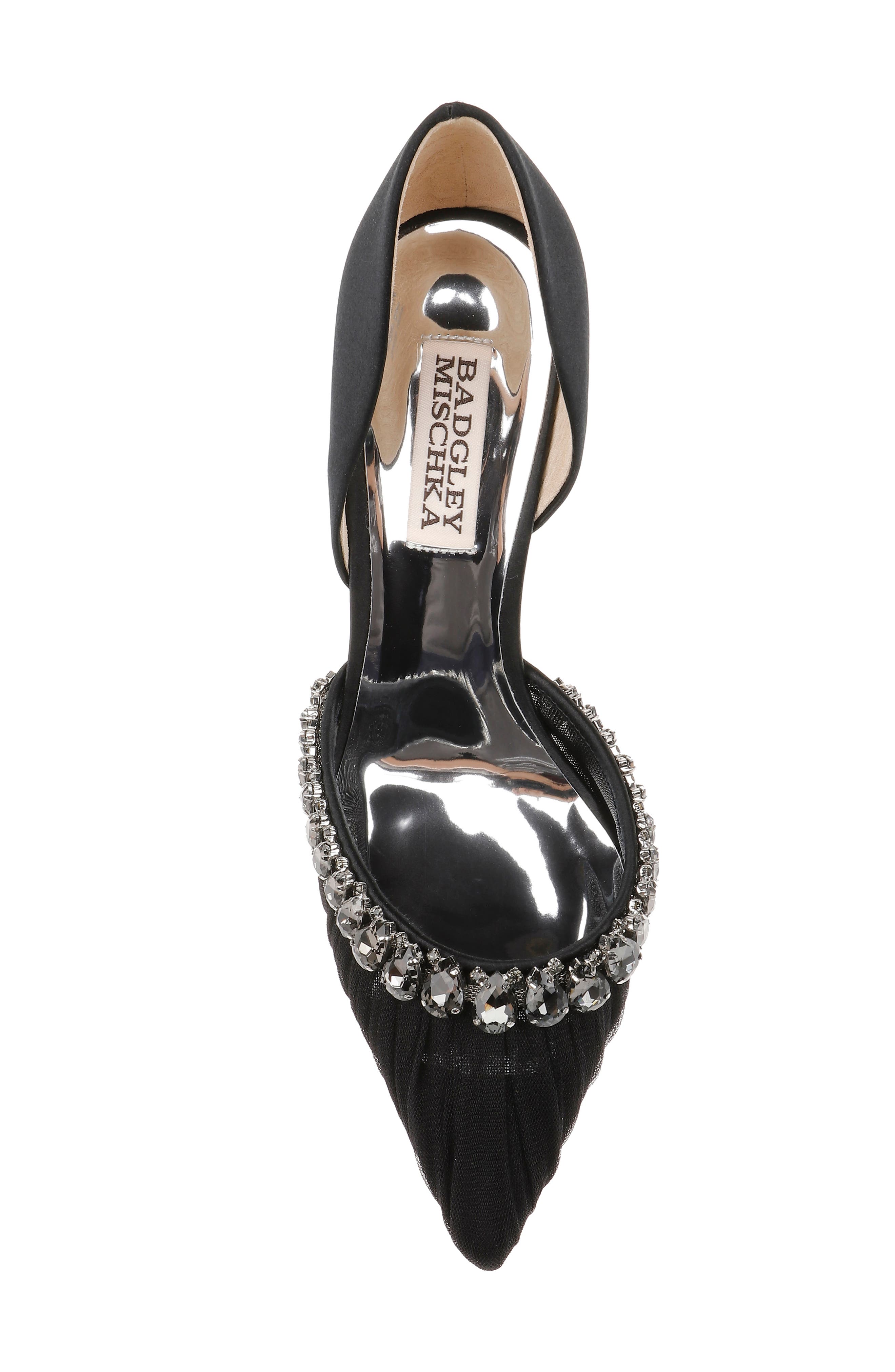 Badgley Mischka Collection Everley Pointed Toe d'Orsay Pump, Alternate, color, 