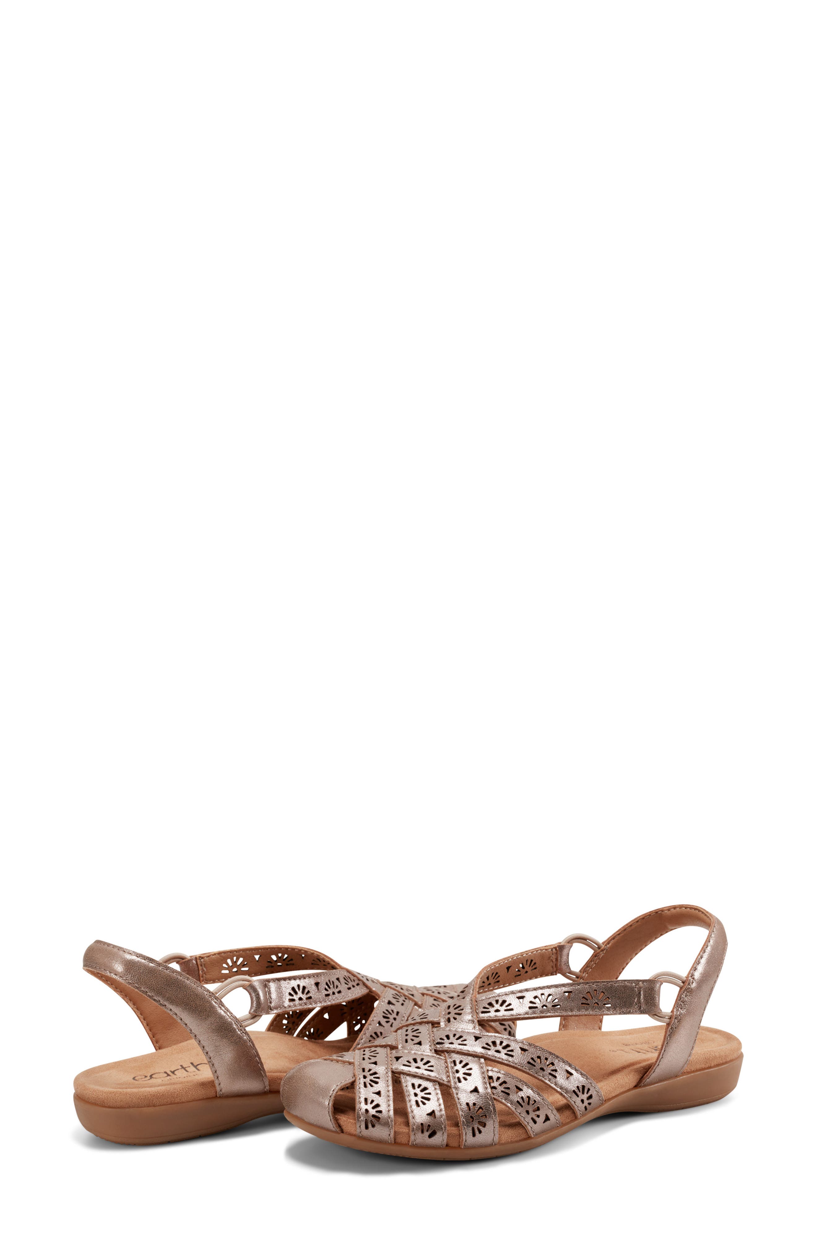 Briel Lasercut Sandal, Alternate, color, CHAMPAGNE