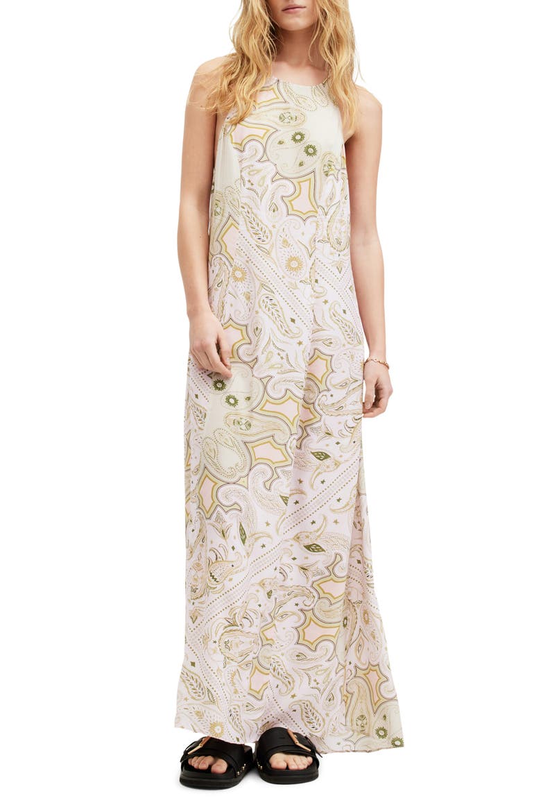 Sarah Avalon Halter Maxi Dress, Main, color, PISTACHIO GREEN
