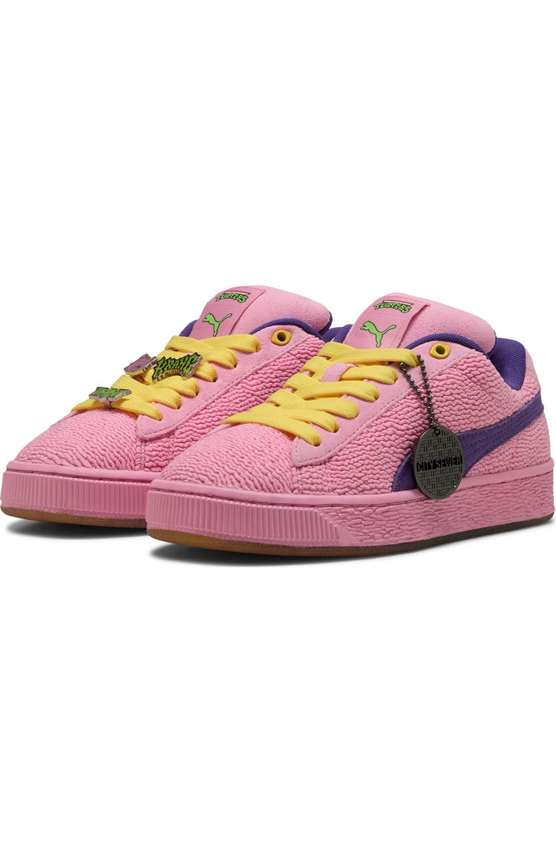 PUMA x Teenage Mutant Ninja Turtles Kids' Suede XL 2 Jr. Sneaker, Main, color, Mauved Out-Team Violet