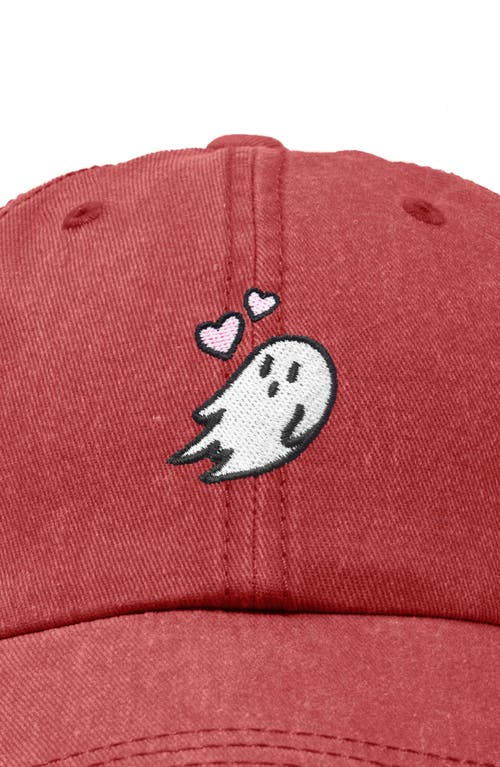DALIX DALIX HEARTLY GHOST EMBROIDERED CAP 