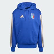 adidas Men's adidas  Blue Italy National Team FIFA x World Cup Alphaskin Fleece Hoodie