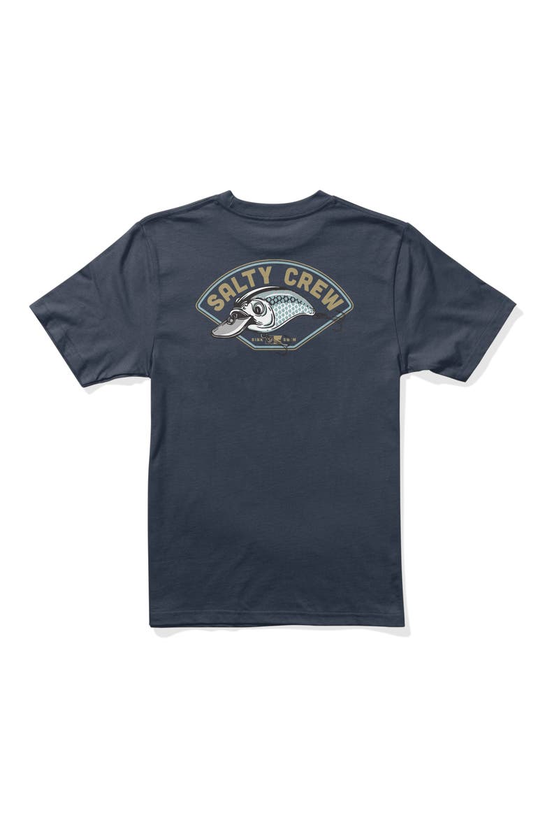 Kids' Catch Me Graphic T-Shirt, Alternate, color, NAVY