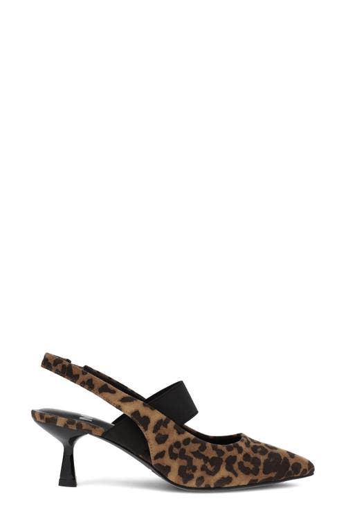 Mia Nicolette Slingback Pump In Animal Print