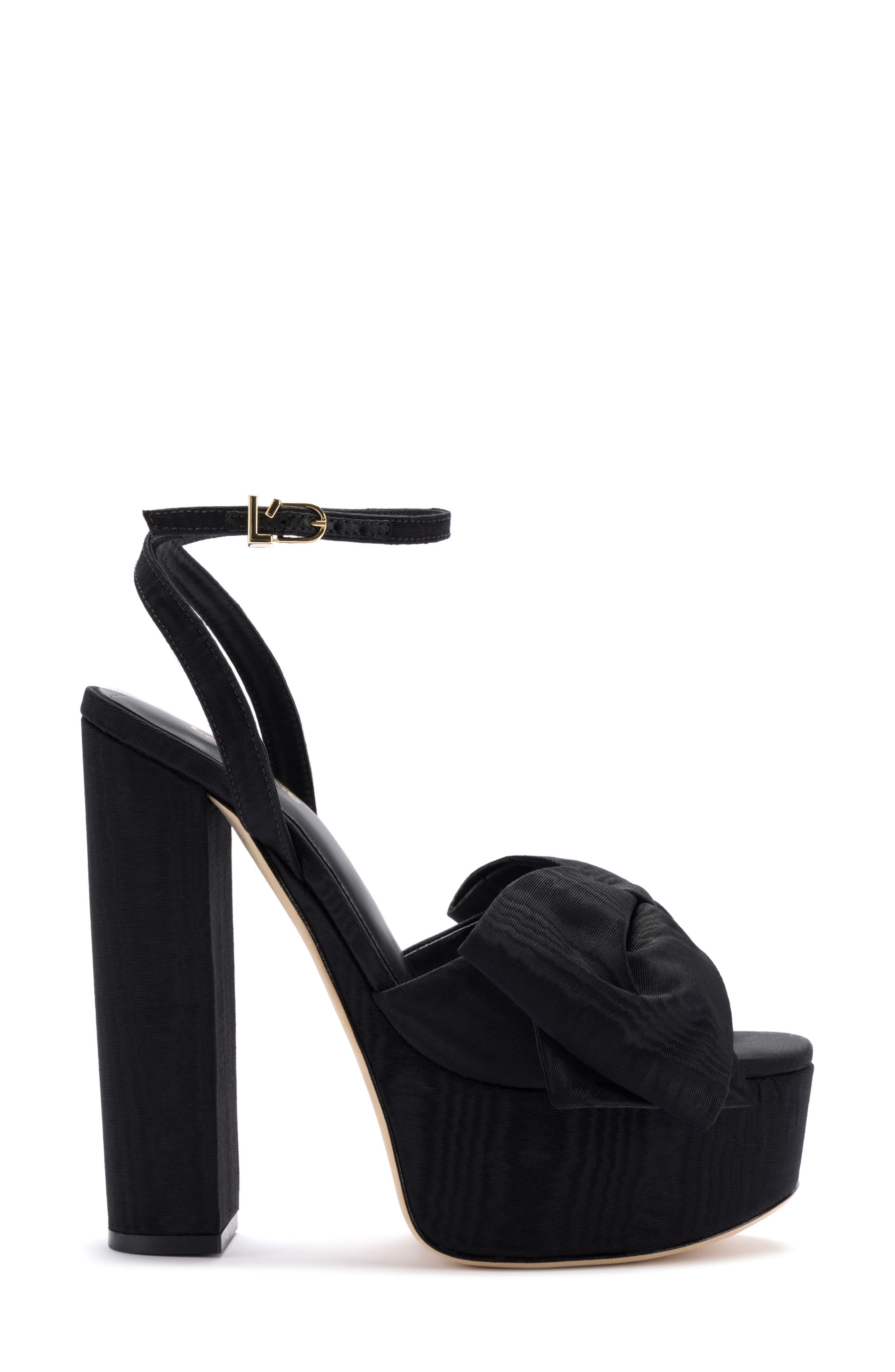 Larroudé Elle Ankle Strap Platform Sandal, Alternate, color, 