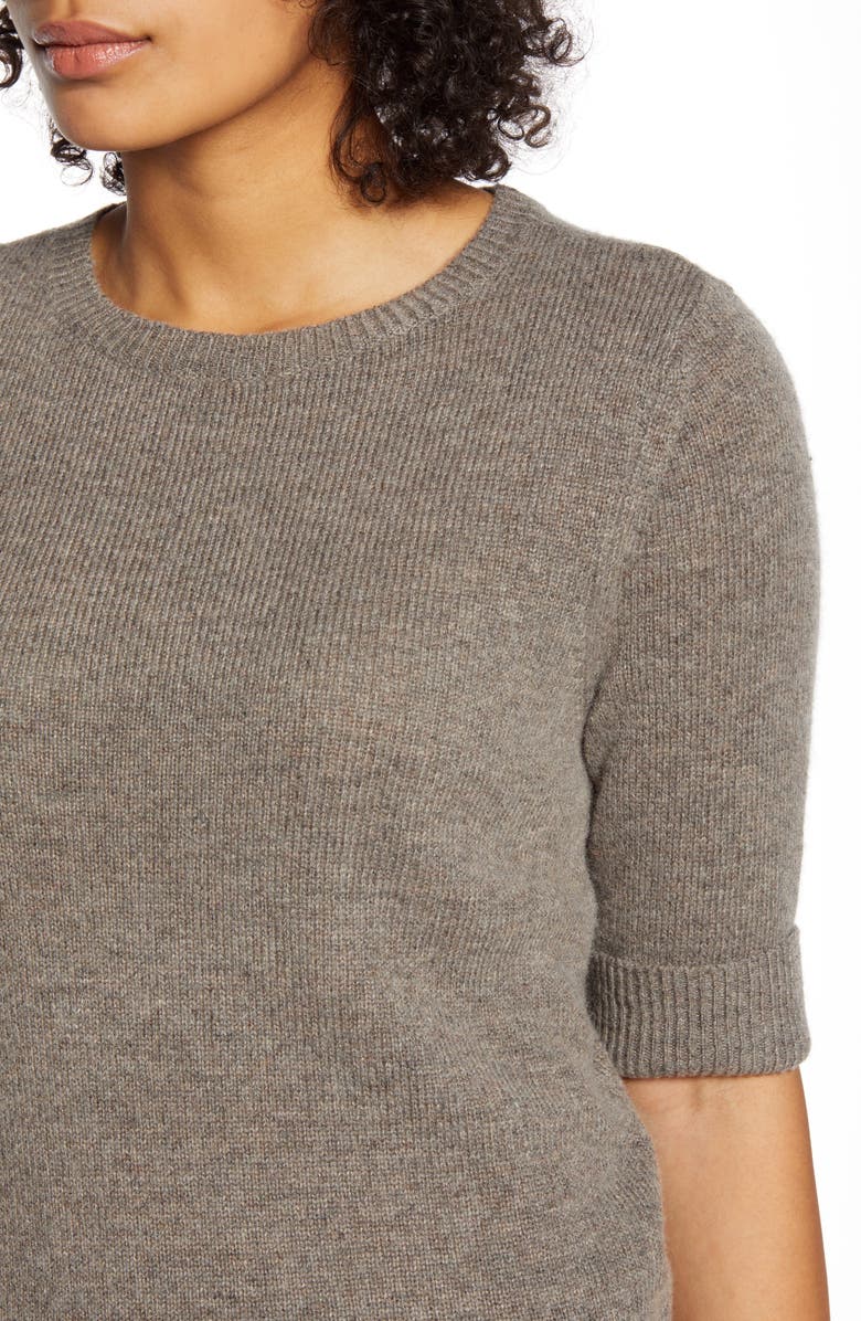 Halogen<sup>®</sup> x Atlantic-Pacific Elbow-Length Sleeve Sweater, Alternate, color, 