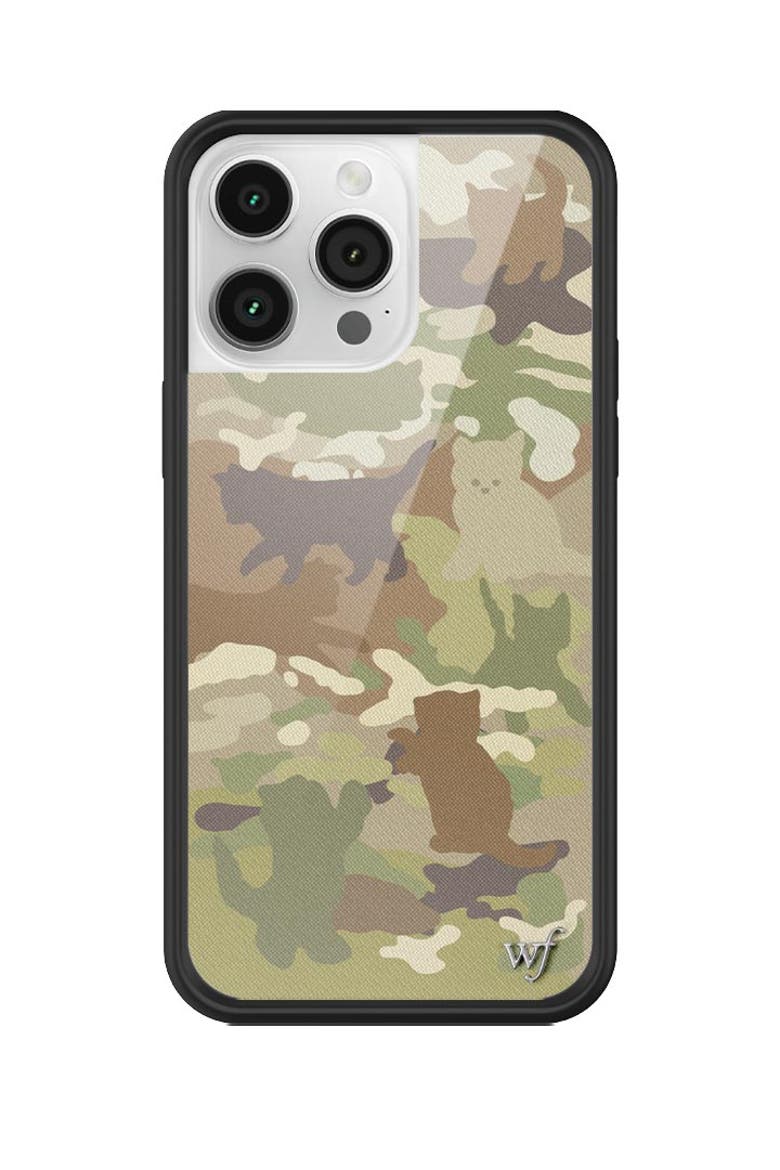 Cat Camo iPhone Case, Main, color, Camo