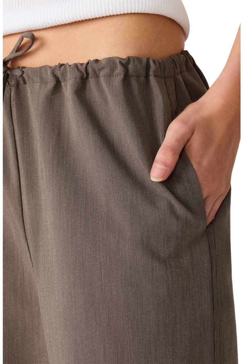 Idra Tie Waist Pants, Alternate, color, WALNUT