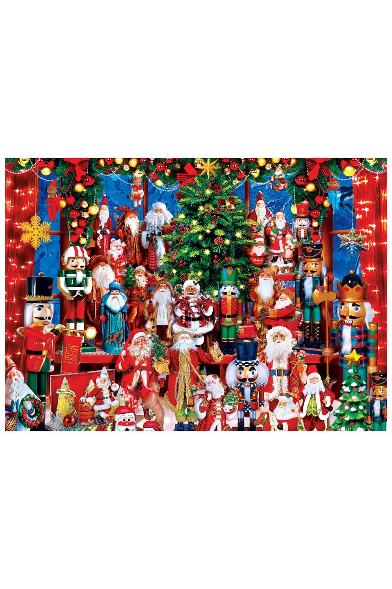 Holiday Festivities 500pc Glitter Puzzle, Alternate, color, Multicolor