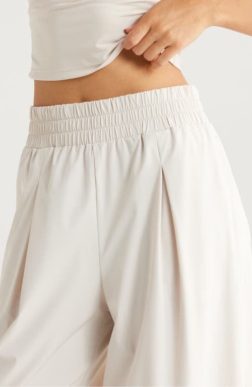 Zella Atlas Wide Leg Pants In White