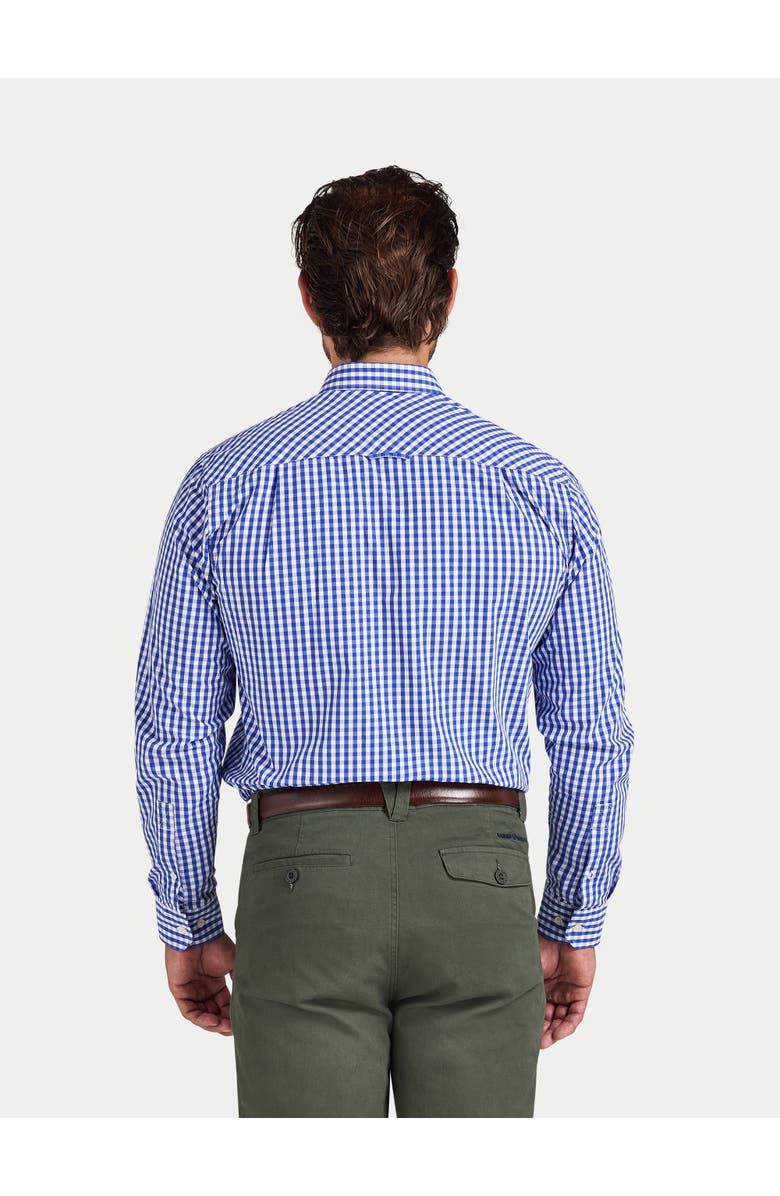 Raging Bull Classic Long Sleeve Gingham Shirt, Alternate, color, Navy