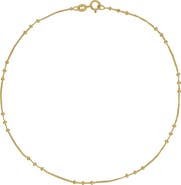 Bony Levy Mykonos 14K Gold Station Anklet