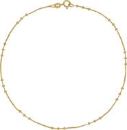 Bony Levy Mykonos 14K Gold Station Anklet