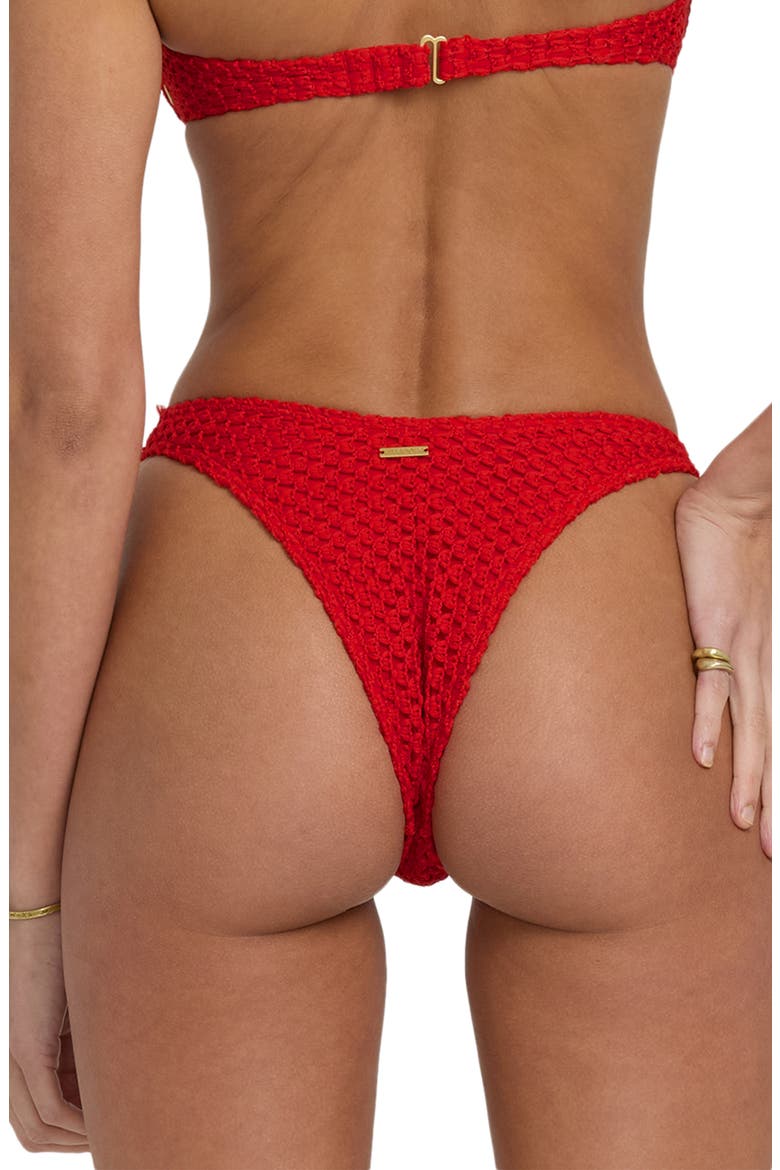 Twisted Tides Dippi Bikini Bottoms, Alternate, color, RED ALOHA