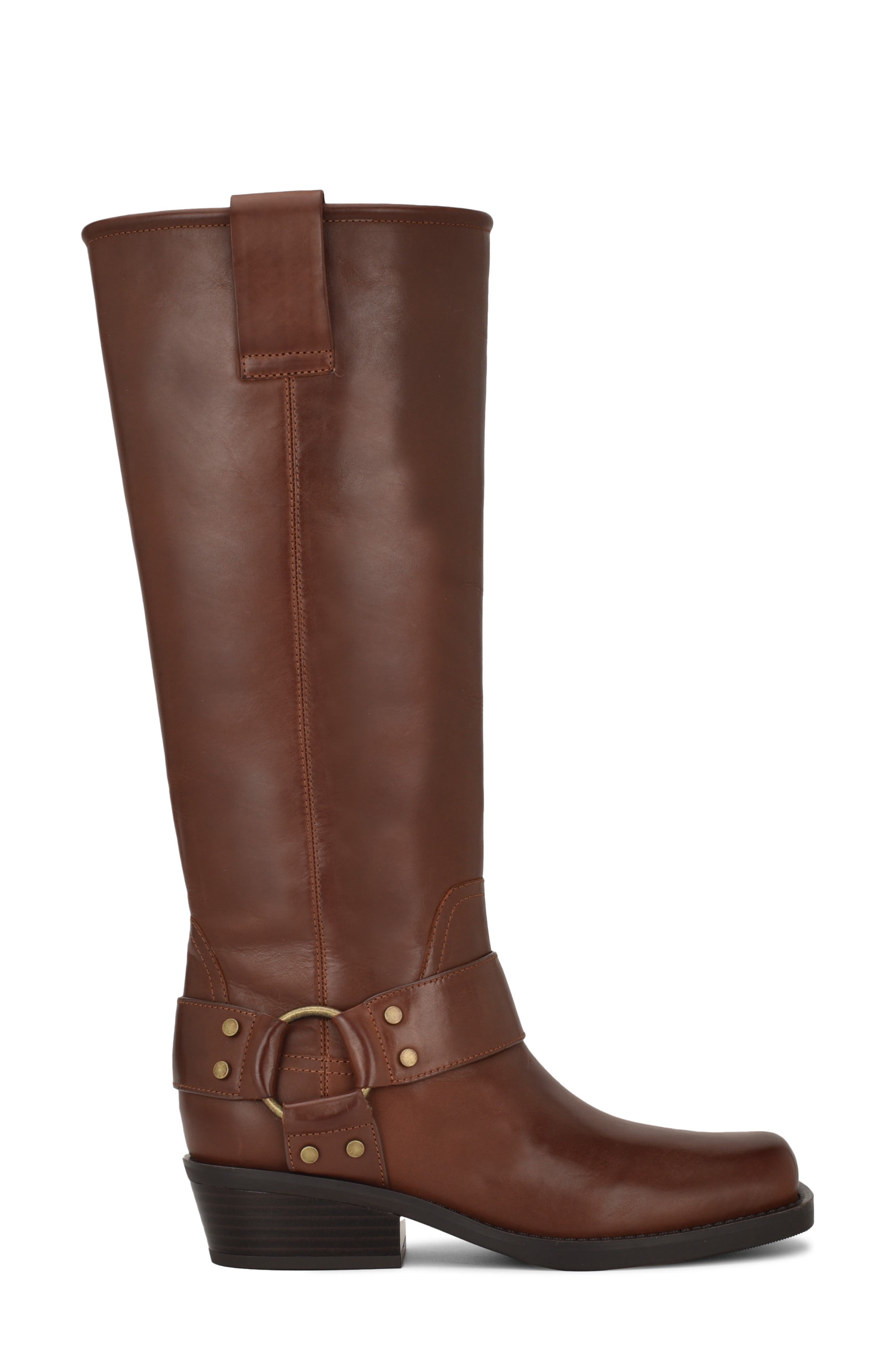 Nine West Fawsta Knee Hight Boot, Alternate, color, Medium Brown