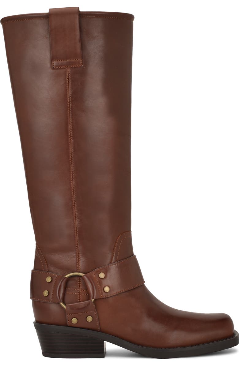 Nine West Fawsta Knee Hight Boot, Alternate, color, Medium Brown