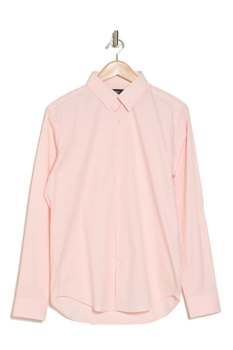 Sylvain Poplin Shirt, Main, color, LT PINK