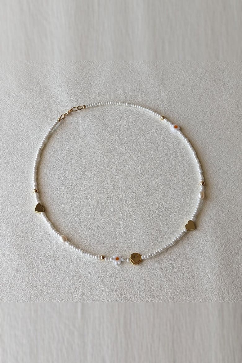 Charm Necklace, Main, color, Beaded