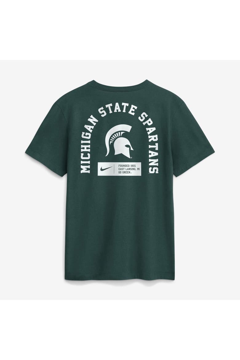 Men's Nike Green Michigan State Spartans Primetime Crew T-Shirt, Alternate, color, Green
